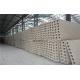 MgO / Mgcl2 / Fiber Lightweight Interior Wall Panels For Hotel / Office Building