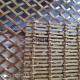 Powder Coating Golden Color Architectural Stainless Steel Decorative Wire Mesh Curtain