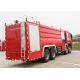 Rear Mounted HALE Pump 6000L/min 6X6 Drive Airport Fire Truck with Imported Chassis