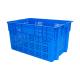 Eco-Friendly Plastic Stackable Basket for Transporting Vegetables and Fruits Foldable