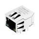 Pulse JXD0-0006NL Compatible LINK-PP LPJ4011GENL 10/100 Base-T Tab Down Green/Yellow Led 1 Port Shielded RJ45 Cat5e Connector