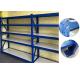 Multi Layer Boltless Metal Shelving Units / Colored Warehouse Storage System