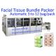 640mm 25 Bundle / Min Facial Tissue Paper Bundle Packing Machines