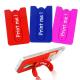 Silicone rubber phone stand holder promotional advertising logo