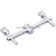 Stainless steel Handrail bracket glass to glass RS337, Finishing satin or mirror