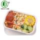 Biodegradable 120 Deg Bagasse Food Containers Environmentally Friendly Takeaway Containers