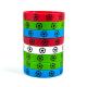 Slogan Watchword Printed Silicone Bracelets Custom Football Fans Sports Silicone Wristbands