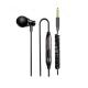 3.5mm Single One Side Metal Spring Coil Reinforced Noise Cancelling Wired Earphones Earbuds