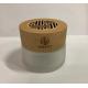 50g Professional Cosmetic Cream jar Skincare Packaging with Wooden Cap Various Color And Printing