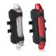 Constant Bicycle Rear Light Rechargeable , 3.7v Road Bike Night Lights