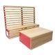130*70*75cm Picnic Table Bench Set With High Back
