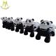 Hansel plush animal battery coin operated stuffed animal panda ride for outdoor park