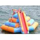 Double lane slide inflatable water tower sport game with 0.9mm pvc tarpaulin