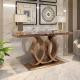 OEM ODM Entrance Console Table Marble Top Hall Table Length 150cm