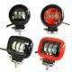 The Newest Super Bright Red/Black, Square/Round 4.5 Inch Rectangle 30W Work Light For Wrangler SUV ATV Truck