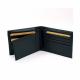 Leisure Style Black PU Leather Wallet Waterproof For Money / Credit Card