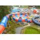 Space Bowl Spiral Fiberglass Water Slide for Amusement Park