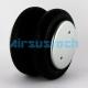 Black Rubber And White Zinc Iron Cover Plate Suspension Air Spring W01-358-6910 Firestone Rubber Air Bag