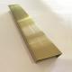 SS201 304 Gold Hairline Mirror Stainless Steel Tile Trim U Shape Decorative Profile