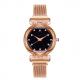 High Bright Women Starry Sky Waterproof Watch With Thickening And Hard Acrylic Glass