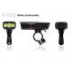 Durable Led USB Rechargeable Bike Light Set Aluminum Material 30W CREE Xml