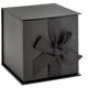 4.3 Small Black Rigid Gift Boxes With Shredded Paper Filler