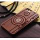 Customized PC Solid Wood iPhone Case , Environmental Bamboo Wooden Cell Phone Covers
