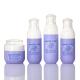 Violet 4 Oz PET Matte Plastic Serum Lotion Fine Mist Spray Bottle 2 Oz Face Cream Cosmetic Jar Set