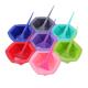 Colorful Hair Dye Brush And Bowl Set Customized Logo For Barber Shop / Salon Use