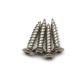 Oval Head Square Recess Socket 316 SS Self Tapping Screws For Aluminum Single Reverse Thread
