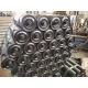 114mm Belt Steel Return Troughing Conveyor Idler Roller For Crushing Plant