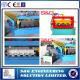 Corrugated Floor Deck Roll Forming Machine With Cr12 Mould Steel Cutting Blades