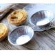 Disposable Egg Tart Baking Tray , Aluminum Foil Baked Goods Containers