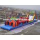 Children Park Amusement Games, Inflatable Pretty Clolred Obstacle Challenges