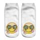 Custom Design OEM emoji 3D Digital print emoji custom ankle printing Socks