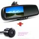 4.3 TFT LCD Car Backup Camera Mirror , Reverse Camera Mirror Kit WSVGA 1024 Resolution