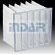 Lightweight High Flow Air Filter 595x595x600mm With Aluminium Zinc Plate Frame