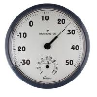 Round Elegant Indoor Outdoor Thermometer With Temperature / Hygrometer Reading
