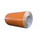 RoHS Red 1300mm Wide Coated Aluminium Coil With Brushed Surface