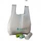 Custom Logo Home Industrial Compostable T-Shirt PLA Biodegradable Shopping Bag for Grocery supermarket