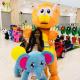 Hansel carnival games electric stuffed ride horse toy rides for shopping mall