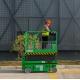 CE ISO CERTIFIED 230KG LOAD CAPACITY SELF PROPELLED SCISSOR LIFT WITH EXTENSION PLATFORM