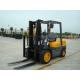 Pneumatic Solid Tyre Diesel Engine Forklift , Counterbalance Forklift Truck 2 Stage / 3 Satge Mast