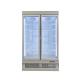 Rapid And Deep Freezing Built In Glass Door Freezer Adjustable Shelf For Frozen Food Display