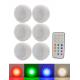 Multi Colors Remote Control Motion Sensor Light For Closet LED Tough Light