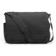 Black Travel Messenger Bag Mens Canvas Satchel Bags W 17.5 X H 12 X D 5