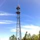 25m To 100m Telecommunication Lattice Tower Free Standing Galvanized Steel Made