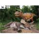 Playground Giant Realistic Dinosaur Sculpture For Amusement  Park Exhibition