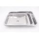 Multifunction 32x22cm Stainless Steel Tray Inverted Oil Pans Fruit Plate