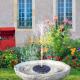Solar Fountain Free Standing Floating Water Pump For Outdoor Garden Pond
